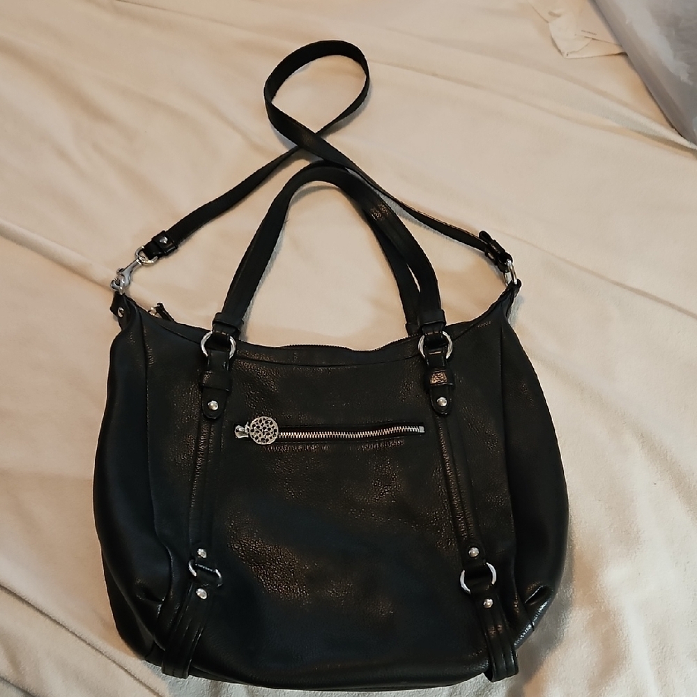 Coach Pebbled Black Leather Women's Bag